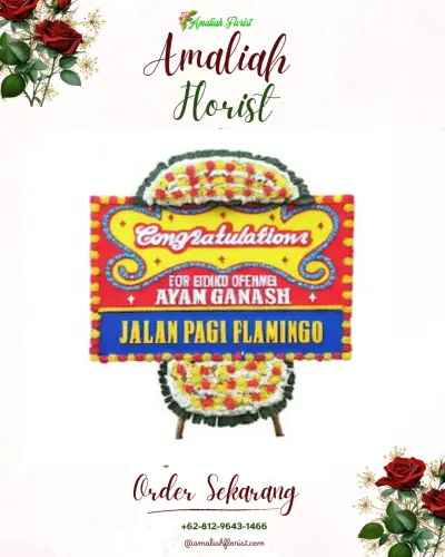 Bunga Papan Congratulation di Kunciran Indah
